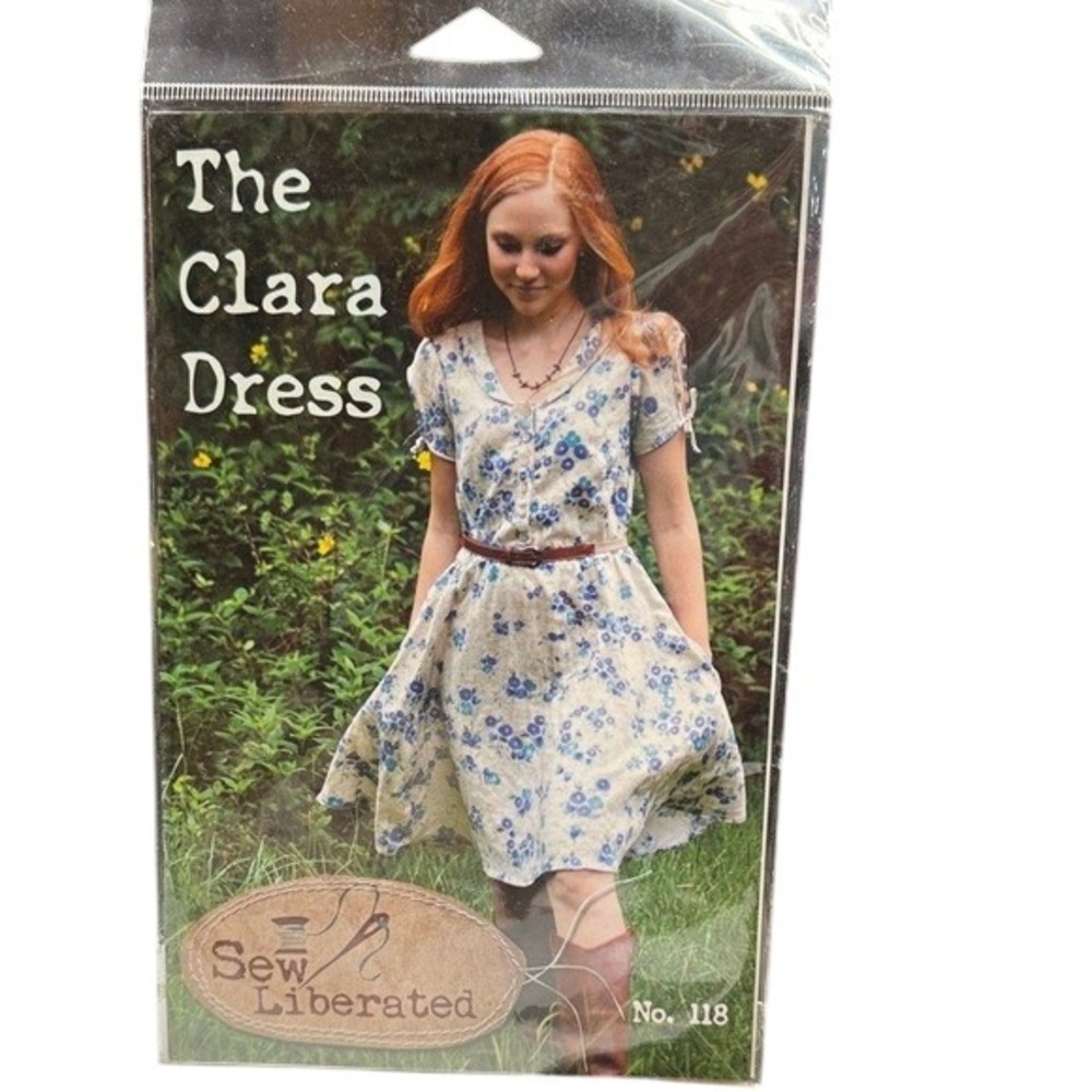New Sew Liberated The Clara Dress Pattern No. 118 Cottagecore Sizes‎ 2-20 Sewing